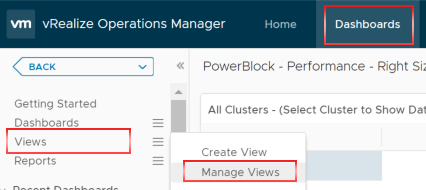 Manage Views